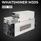 minatore MicroBT Whatsminer M30s+ 100T 3400W di 82db ASIC Bitcoin